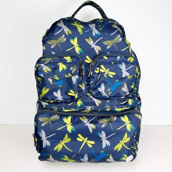 LUG Puddle Jumper Blue Dragonfly Travel Organizer Beach Gym Bag Tote Backpack main image 9